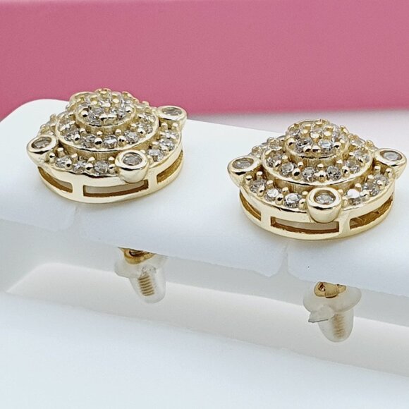 "925 Sterling Silver Cubic Zirconia Earrings, U19254620 - Picture 2 of 11